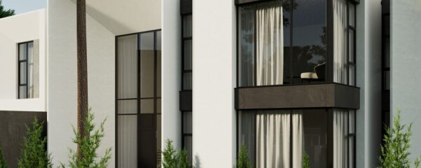 3d,Visualization,Of,A,Villa,In,The,Forest.,Modern,House.